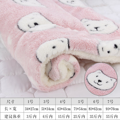 Autumn and Winter warm cats and dogs general blanket