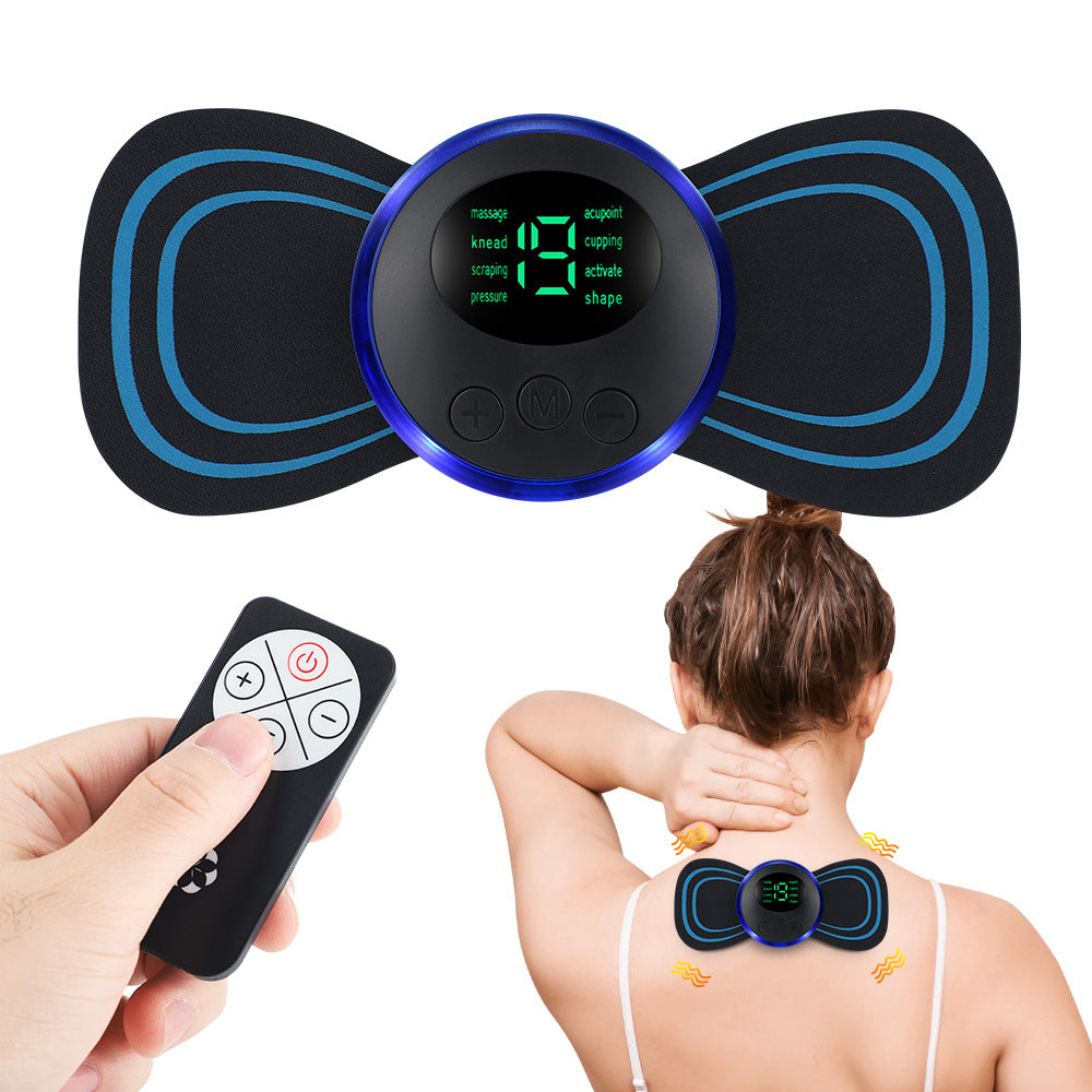 EMS cervical spine massage tape with remote control