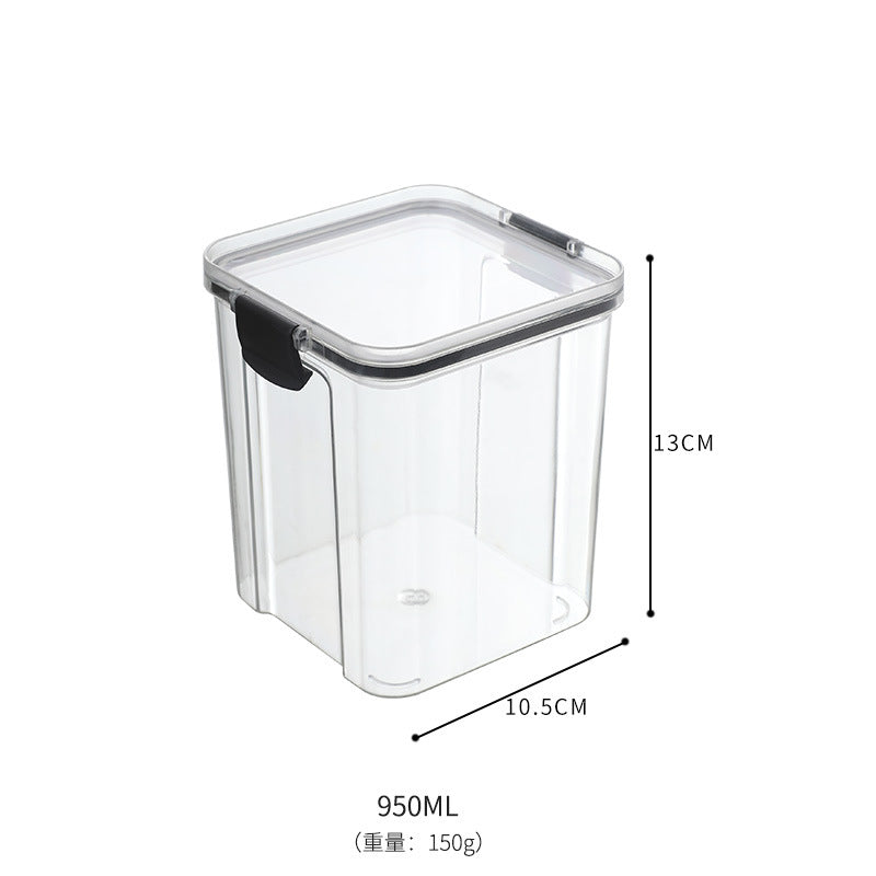 Food grade transparent plastic cans box