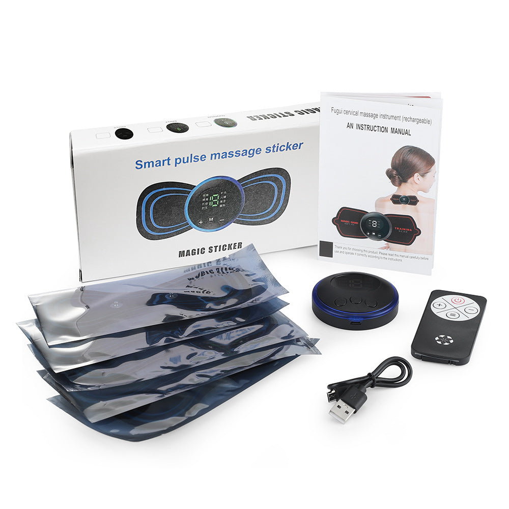 EMS cervical spine massage tape with remote control