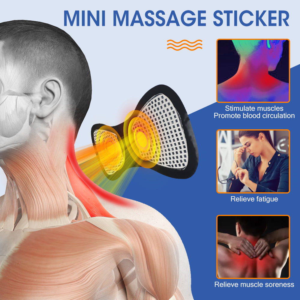 EMS cervical spine massage tape with remote control